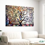 Canvas print Tree of life, vitro style