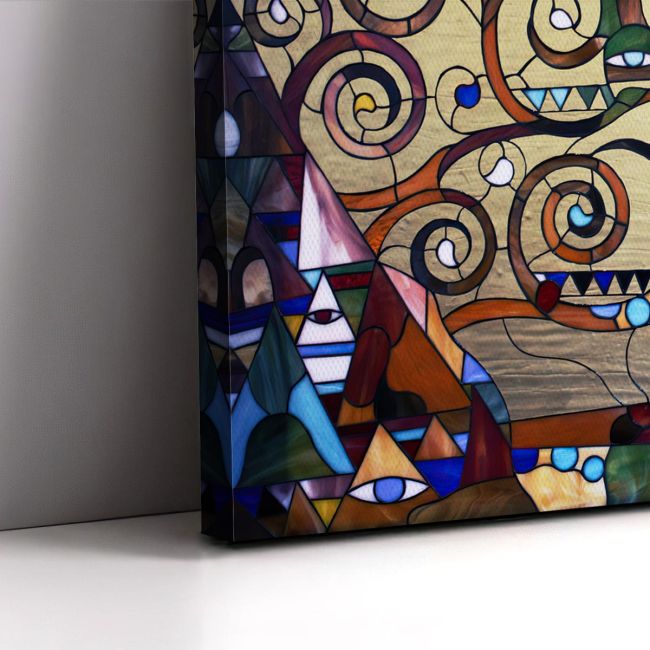 Canvas print Tree of life, vitro style