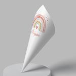 Nordic rainbow candy cones