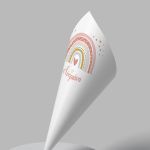 Nordic rainbow candy cones