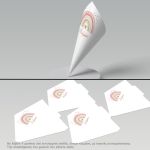 Nordic rainbow candy cones