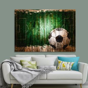 Grunge football theme, poster