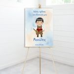Canvas print welcome to my baptism,little princeart VII