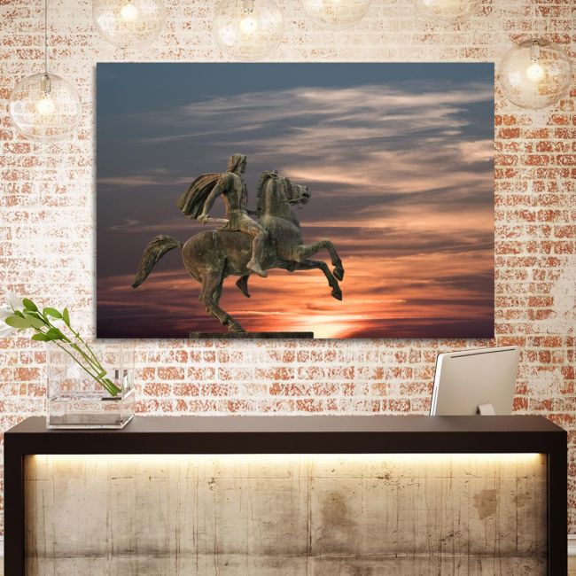 Canvas print Alexander the great, Thessaloniki