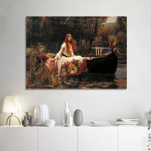 Canvas printOffer The lady of Shalott, Waterhouse J.W.