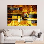 Canvas printAbstract shapes VIII