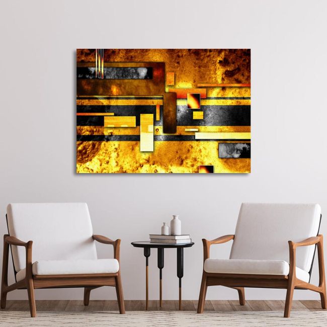 Canvas printAbstract shapes VIII