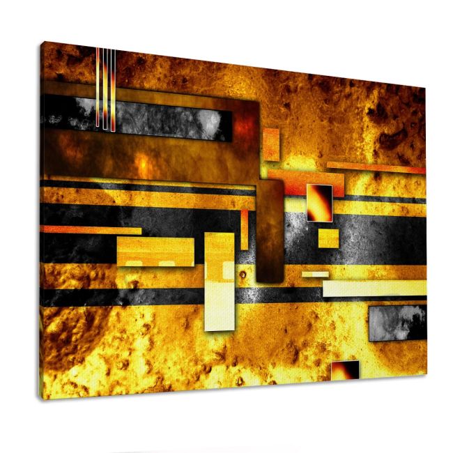 Πίνακας σε καμβά αφηρημένος, γεωμετρικός, Abstract shapes VIII