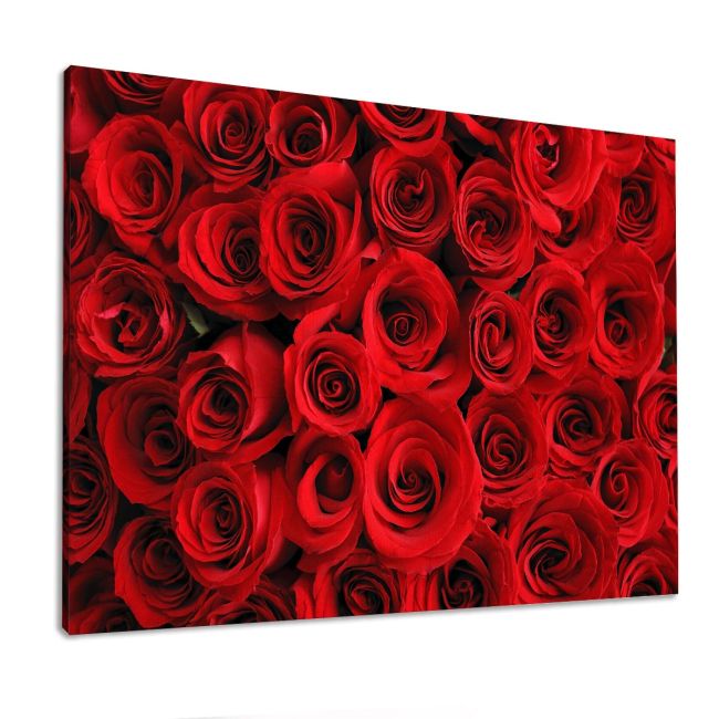 Πίνακας σε καμβά Τριαντάφυλλα, Red roses bouqet
