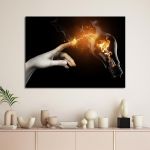 Πίνακας σε καμβά Electric touch