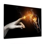 Πίνακας σε καμβά Electric touch