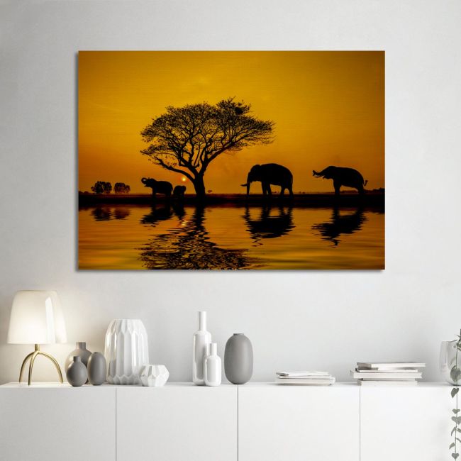 Canvas print African landscape