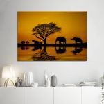 Canvas print African landscape
