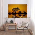 Canvas print African landscape