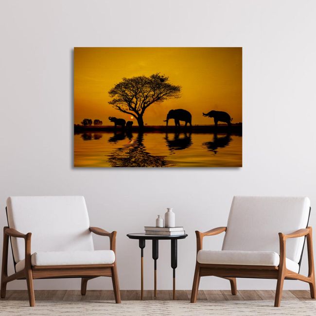 Canvas print African landscape