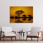 Canvas print African landscape
