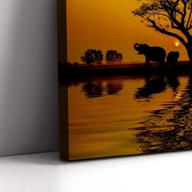 Canvas print African landscape