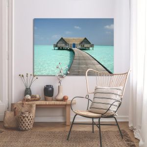 Canvas print House by the beache 2