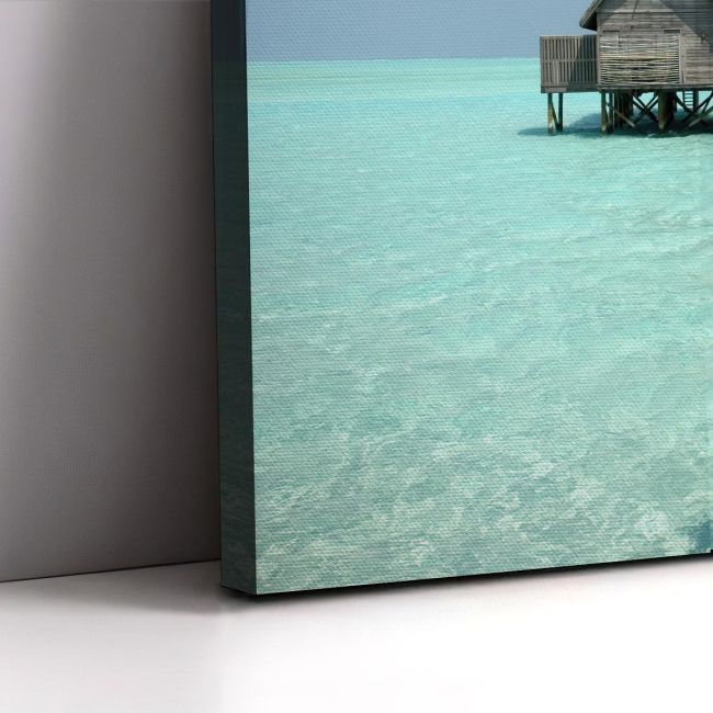 Canvas print House by the beache