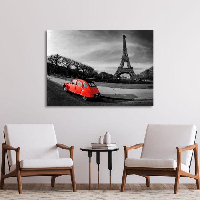 Canvas print DCV at the Eiffel Tower