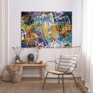 Canvas print Lennon's wall 2