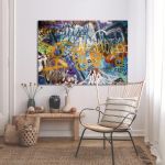 Canvas print Lennon's wall