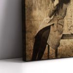 Canvas print Flirting @ bench