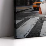 Πίνακας σε καμβά Crossing red