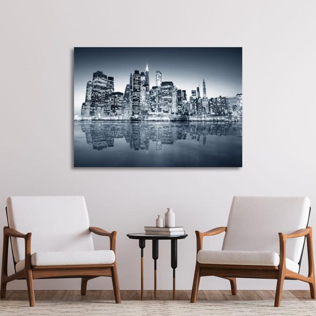 Πίνακας σε καμβά Νέα Υόρκη πανόραμα, New York Manhattan panorama