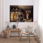 Canvas print Phidias and the frieze of the Parthenon