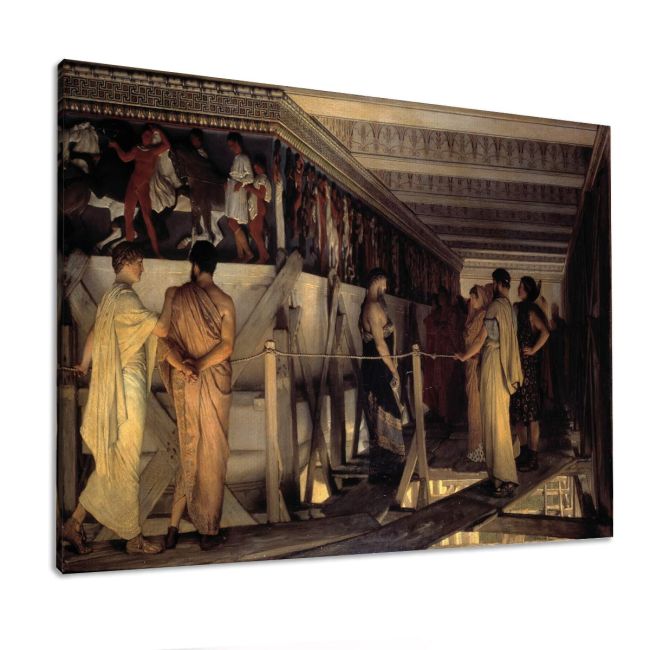 Canvas print Phidias and the frieze of the Parthenon