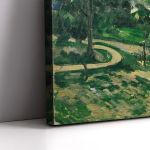 Canvas print The tree by the bend, Cezanne Paul