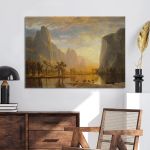 Canvas print Yosemite valley, Bierstadt Albert