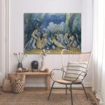 Canvas print Bathers, Cezanne Paul