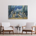 Canvas print Bathers, Cezanne Paul