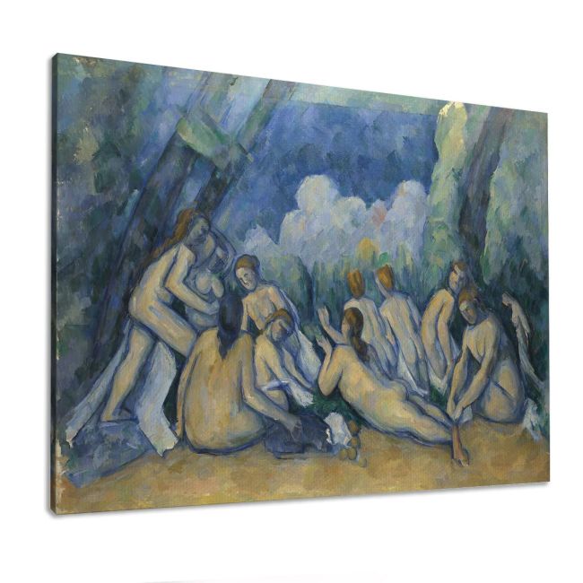 Canvas print Bathers, Cezanne Paul