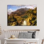 Canvas print The Andes, Church Frederic Edwin