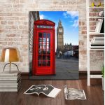 Canvas print English telephone booth