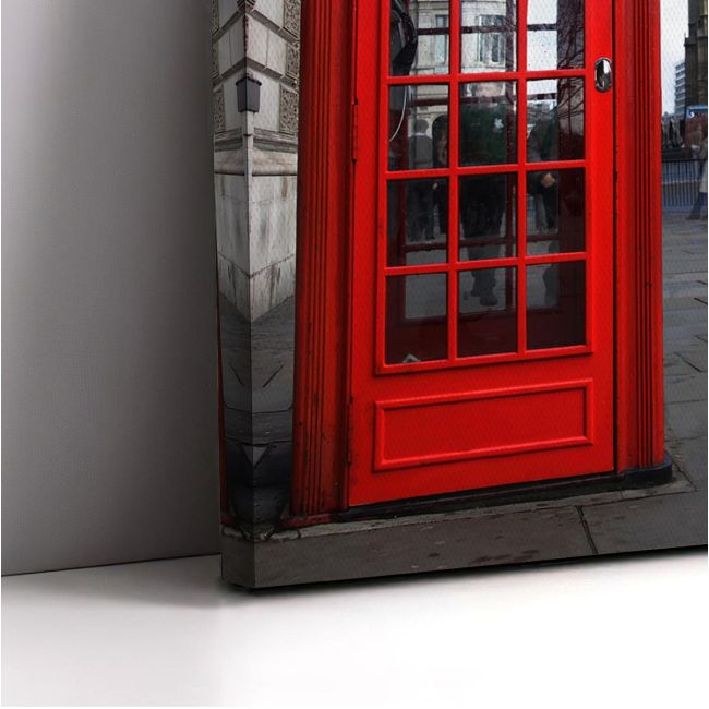 Canvas print English telephone booth