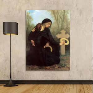 Canvas print All souls day, Bouguereau W. A.