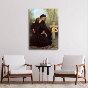 Πίνακας ζωγραφικής All souls day, Bouguereau W. A. αντίγραφο σε καμβά 2