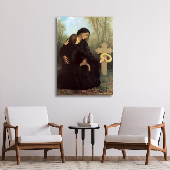 Canvas print All souls day, Bouguereau W. A.