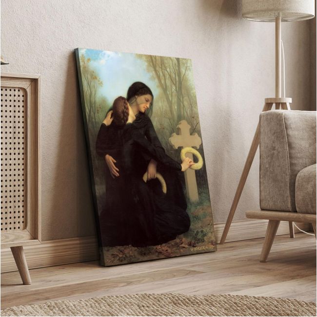 Canvas print All souls day, Bouguereau W. A.