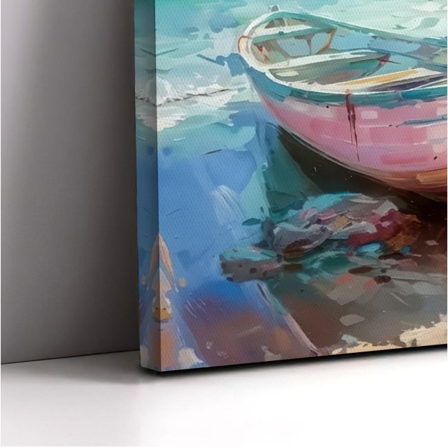 Πίνακας ζωγραφικής Boat on the shore