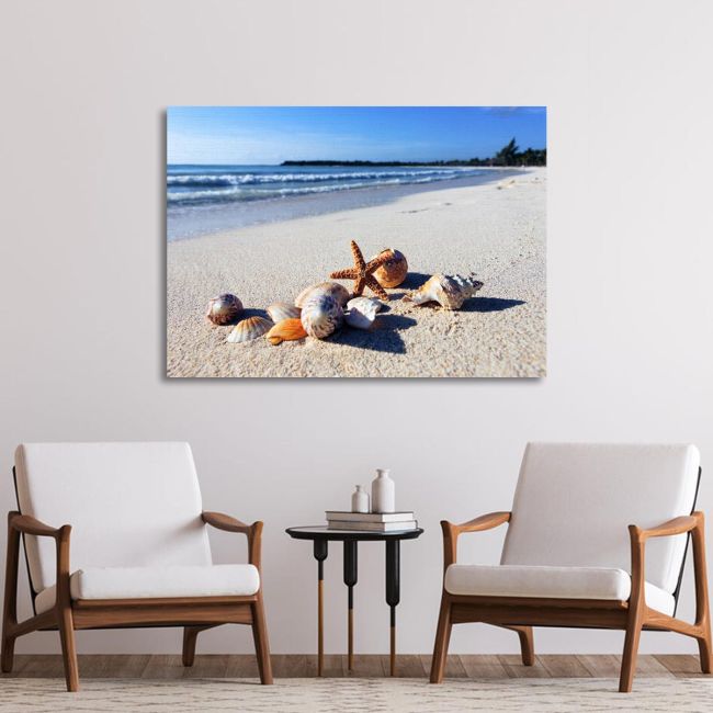 Canvas printShellfish