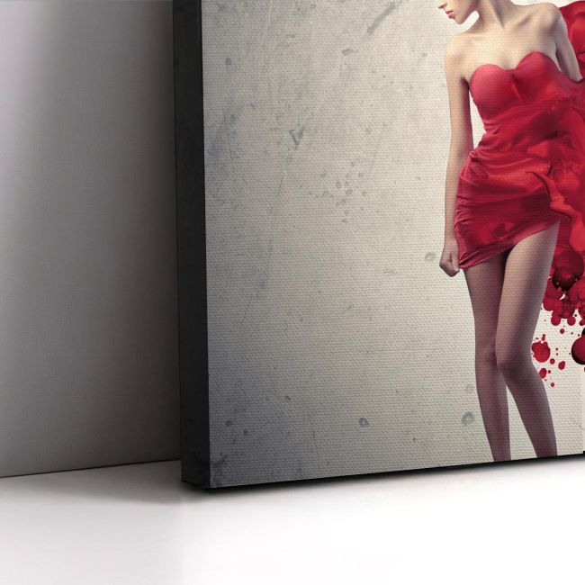 Canvas print Paint me!