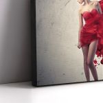 Canvas print Paint me!