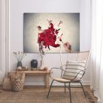 Canvas print Paint me!