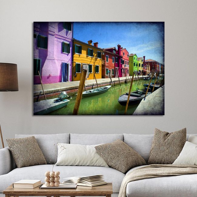 Canvas print Colors of Venice