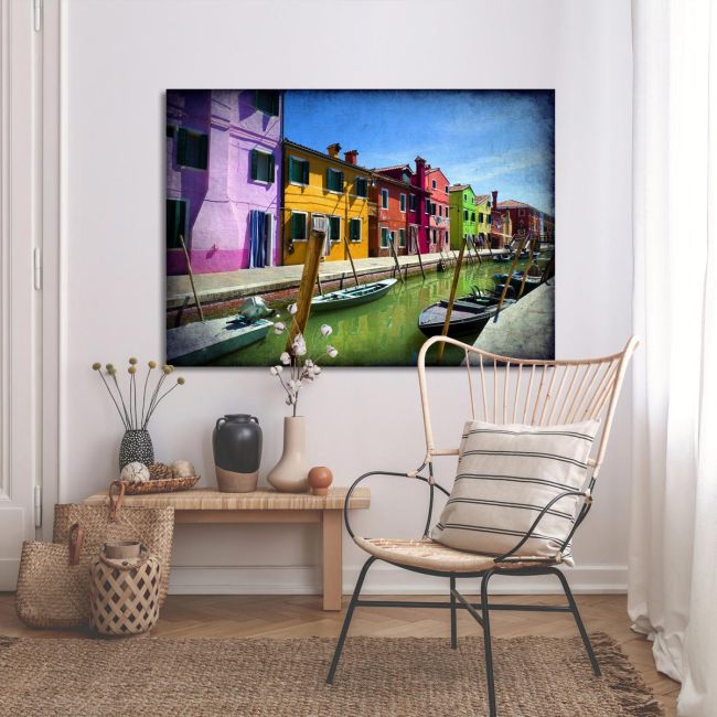 Canvas print Colors of Venice